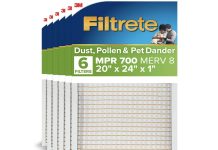 【折后$24.79 Prime包邮】Filtrete 空调滤网 20x24x1 6张!