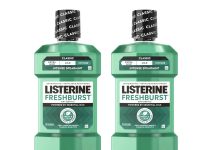 【折后$8.37 Prime包邮】Listerine 薄荷味抗菌漱口水 1L*两瓶!