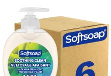 一瓶才$1!【折后$6 Prime包邮】Softsoap 芦荟保湿洗手液7.5oz×6瓶