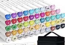 【折后$11.99 Prime包邮】双色酒精马克笔 52色!