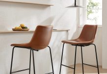 【折后$67.99 包邮】DUMOS 26寸吧台椅 两个!