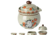 【折后$13.99 Prime包邮】招财猫图案功夫茶具套装