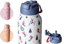 【折后低至$12.27 Prime包邮】不锈钢保温运动水壶 32oz多色选