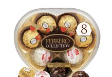 【折后$6.72 Prime包邮】Ferrero Rocher 心型费列罗榛果巧克力礼盒 8粒装!