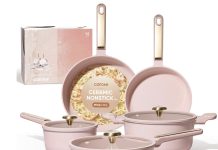 【折后$69.99 包邮】CAROTE 不粘锅 14件套!