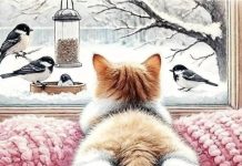 【折后$3.99 Prime包邮】可爱5D猫咪DIY钻石画!