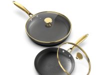 【折后$69.99 包邮】imarku 不粘锅具10寸+12寸两件套!带盖!