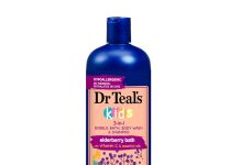【折后$3.28 Prime包邮】Dr Teal’s儿童3合1接骨木洗发水沐浴露 20oz