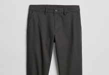 【折后$19.19 包邮】GapFlex 男士修身弹力卡其裤 多色选