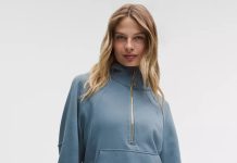 【折后$94 包邮】Lululemon Scuba oversized 半拉链连帽爆款卫衣 长款
