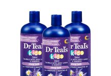 【折后$14.61 Prime包邮】Dr Teal’s 儿童助眠3合1洗发沐浴露 3瓶装