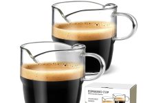 【折后$5.99 Prime包邮】双口玻璃咖啡杯 两个!