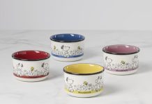 【折后$25.89 Prime包邮】Lenox 可爱史努比零食碗 四个!