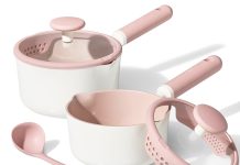 【折后$29.99 Prime包邮】 Carote 陶瓷不粘锅两件套!