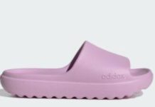 【折后$12 包邮】adidas Adilette Lumia 男士拖鞋