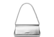 仅限今天!【折后$99 包邮】Michael Kors Carmine 金色链条单肩包
