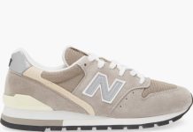 史低!【折后$49.99】New Balance 996 V1 男女同款麂皮复古运动鞋