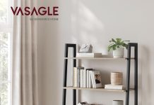 【折后$49.99 包邮】VASAGLE 四层书架展示架!