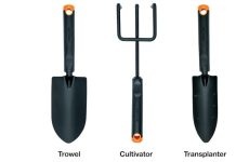 【折后$10.49 Prime包邮】Fiskars 园艺工具3件套 铲/移栽/中耕