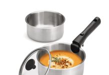 白菜价闪促!【折后$7.99】Carote 不锈钢可拆手柄奶锅4件套