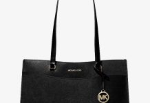 【折后$89 包邮】Michael Kors Jet Set Travel Saffiano 大号真皮托特包 两色选