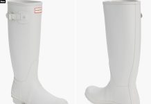 【折后$49.96】Hunter Original Tall 女士经典高筒防水雨靴
