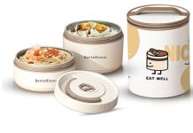手慢无!【折后$9.49 Prime包邮】双层不锈钢保温 便当盒套装