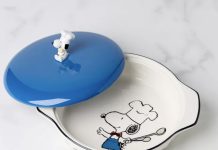 半价!【折后$46.5 包邮】Lenox 史努比可爱带盖烤盘!