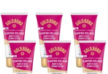 【折后$14.39 Prime包邮】Gold Bond 身体面部胶原蛋白保湿精华乳6瓶装
