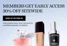 划算!Lancôme 兰蔻精选护肤美妆额外7折!套装也参加!