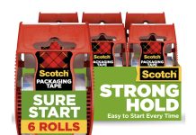【折后$13.48 Prime包邮】Scotch 透明胶带6卷!