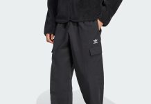 【折后$29.5包邮】Adidas Trefoil Essentials 男士三叶草梭织工装裤