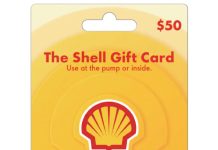加油也省钱!【折后$45 包邮】Shell Oil $50加油礼品卡