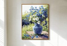 【折后$8.99 Prime包邮】DIY数字油画套装!