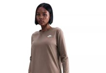 就今天!【折后$21】Nike Sportswear Club 女士全棉长袖T恤 多色选