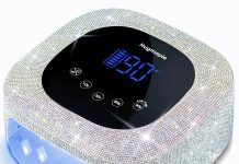 【折后$28.49 Prime包邮】精美满钻UV美甲灯 72w!