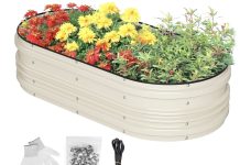 【折后$19.99 Prime包邮】WORKPRO 镀锌植物花床 4x2x1ft!