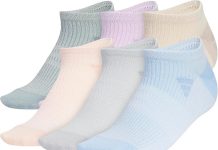 一双只要$1.8!【折后$10.9 Prime包邮】adidas Superlite 女款隐形运动袜6双装