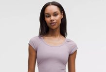 【折后$39 包邮】Lululemon All It Takes 抽褶圆领短袖T恤 多色选