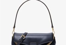 好洋气!【折后$63.2 包邮】Michael Kors Soho小号可转换单肩包 两色选