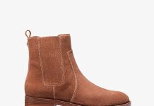 5/5.5码捡漏!【折后$39.2 包邮】Michael Kors Ella 麂皮切尔西短靴