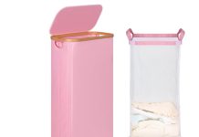 【折后$11.99 Prime包邮】可折叠收纳篮/脏衣篓63L