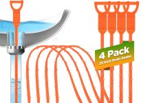 管道堵塞清理神器!【折后$2.99 Prime包邮】下水道疏通器4件套