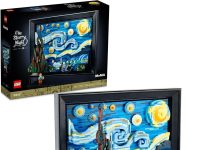 有3D效果!【折后$136 包邮】LEGO Ideas梵高《星夜》积木拼装艺术墙饰模型