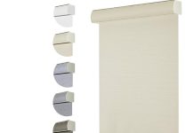 【折后$35.99 包邮】无绳全遮光卷帘窗帘 34″W x 72″H