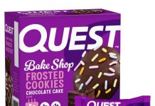 健康美味!【折后$5.33 Prime包邮】Quest巧克力蛋糕蛋白夹心曲奇 8块