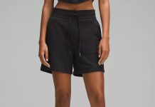 史低!0/2码捡漏!【折后$19 包邮】Lululemon Scuba 高腰运动短裤 5英寸