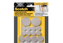 【折后$3.49 Prime包邮】Scotch桌椅脚静音保护垫 36片
