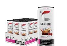 【折后$15 Prime包邮】CELSIUS 无糖樱桃可乐气泡饮料 12瓶!