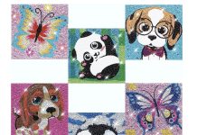 【折后$9.5 Prime包邮】可爱DIY钻石画套装 6件套!